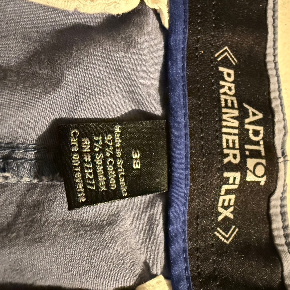 Mens Blue Cargo Shorts Size 38 Grunge Skater Utility Dirt Faded Outdoor Stretch - Picture 6 of 7